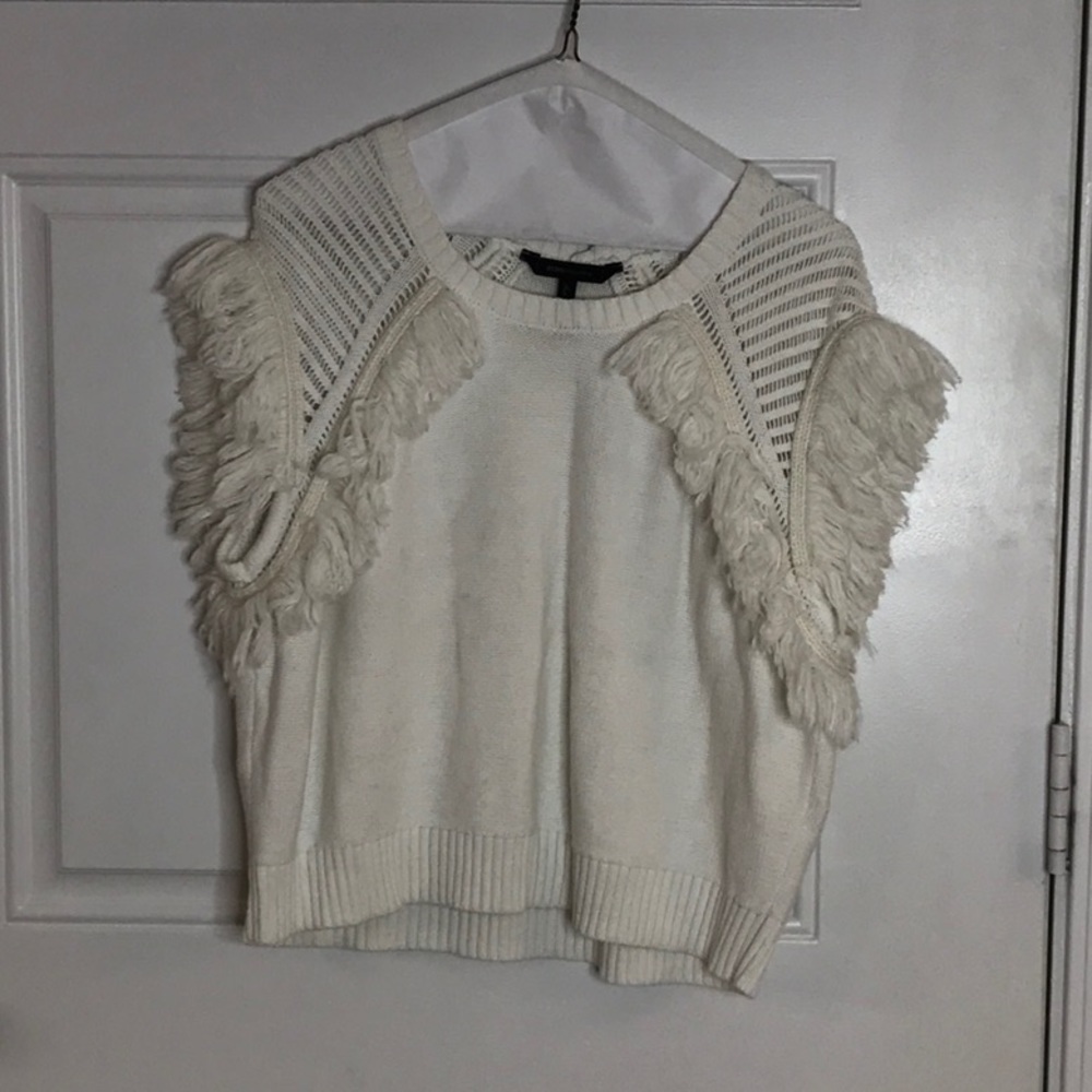 BCBG Maxazria Short Sleeve Sweater